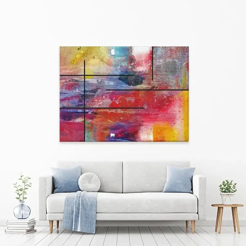 Abstract Lines Canvas Print Abstract Lines Canvas Print wall art product AZdesign / Shutterstock