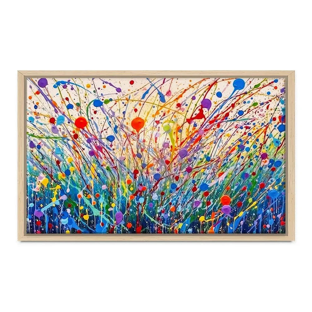 Abstract Meadow Flowers Canvas Print Abstract Meadow Flowers Canvas Print wall art product Lena Owens - Independent