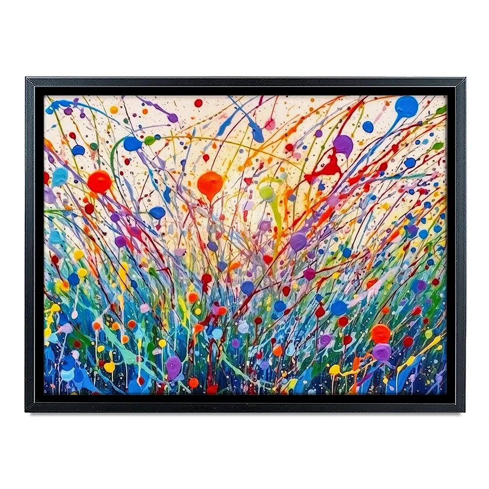 Abstract Meadow Flowers Canvas Print Abstract Meadow Flowers Canvas Print wall art product Lena Owens - Independent