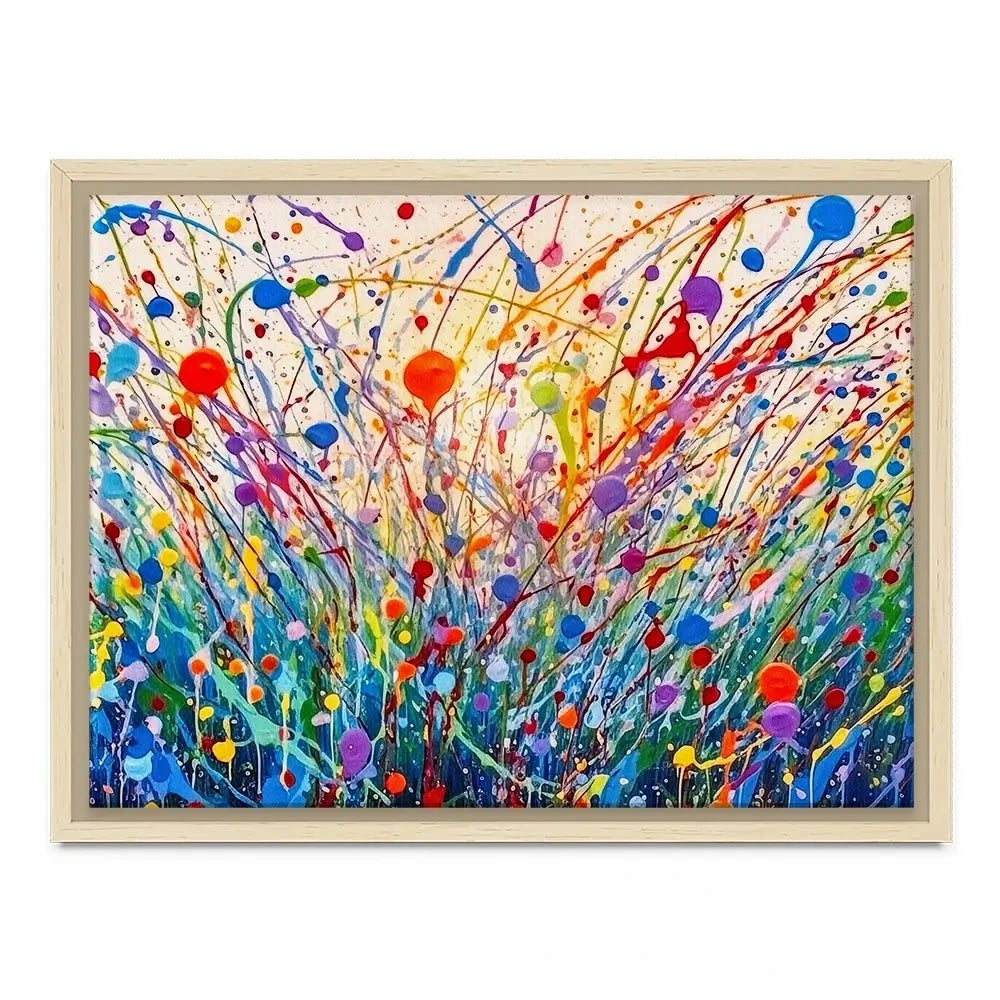 Abstract Meadow Flowers Canvas Print Abstract Meadow Flowers Canvas Print wall art product Lena Owens - Independent