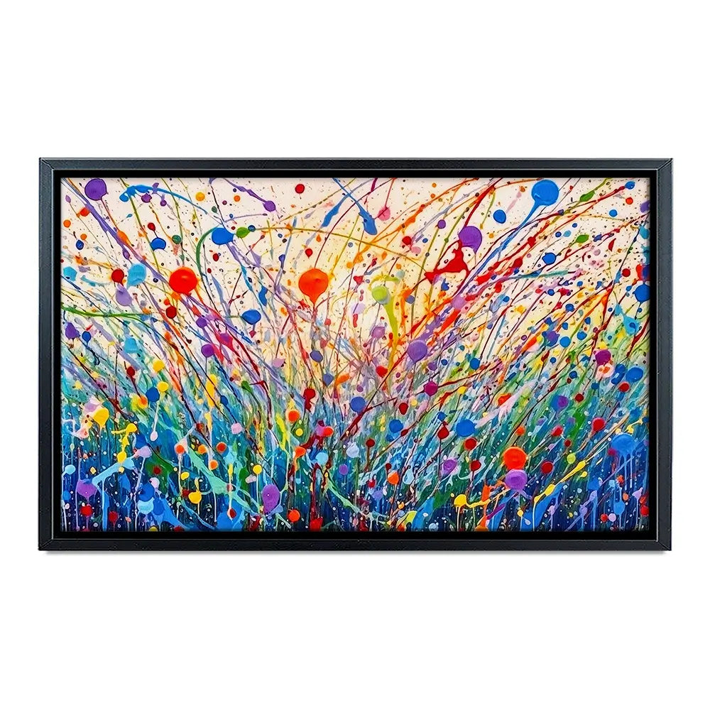 Abstract Meadow Flowers Oversized Canvas Print Abstract Meadow Flowers Oversized Canvas Print wall art product Art Print Shop