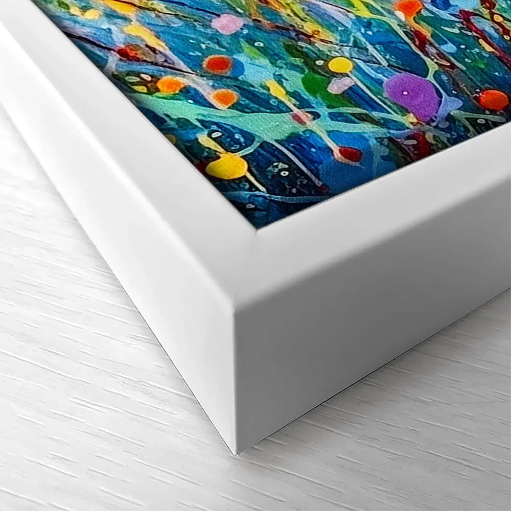 Abstract Meadow Flowers Oversized Canvas Print Abstract Meadow Flowers Oversized Canvas Print wall art product Art Print Shop