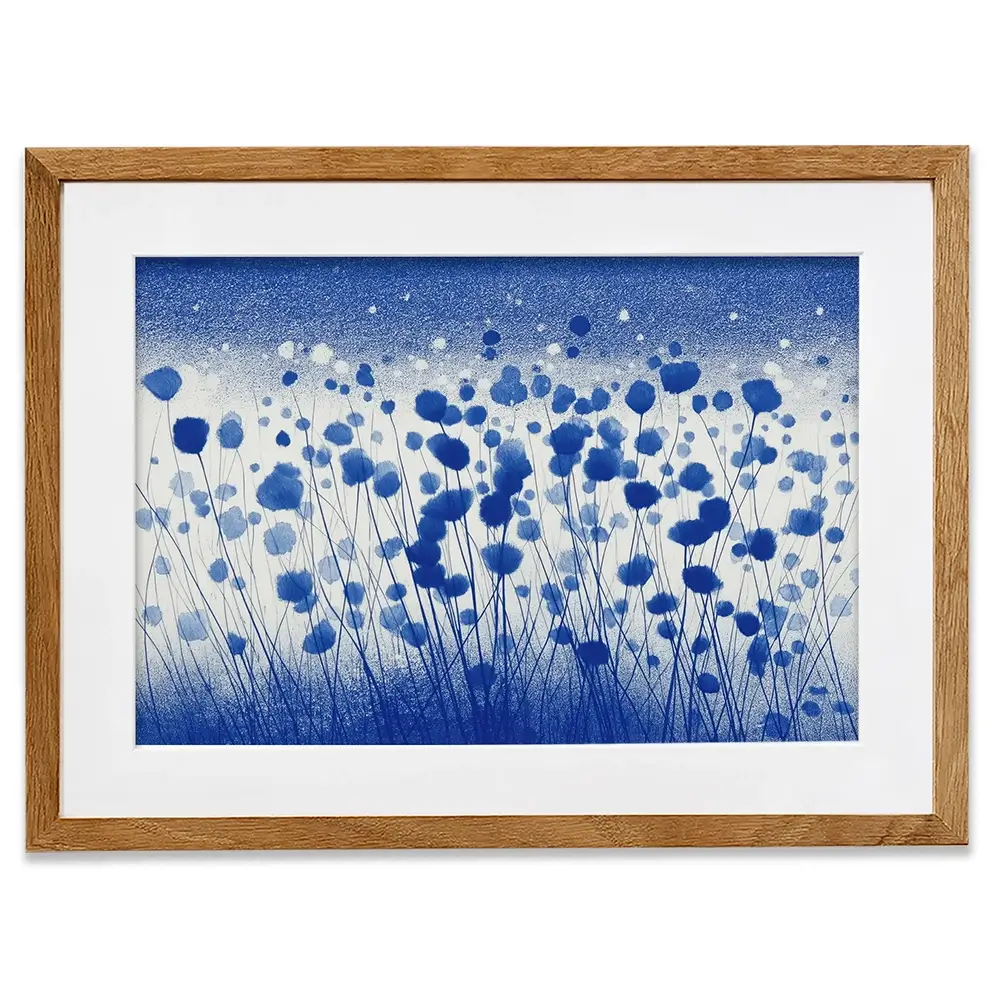 Abstract Meadow Grasses Framed Art Print Abstract Meadow Grasses Framed Art Print wall art product Chromatic Storm Studio