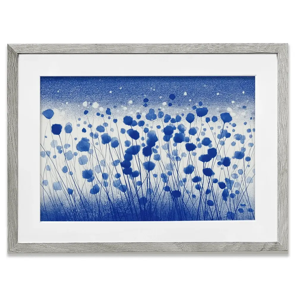 Abstract Meadow Grasses Framed Art Print Abstract Meadow Grasses Framed Art Print wall art product Chromatic Storm Studio