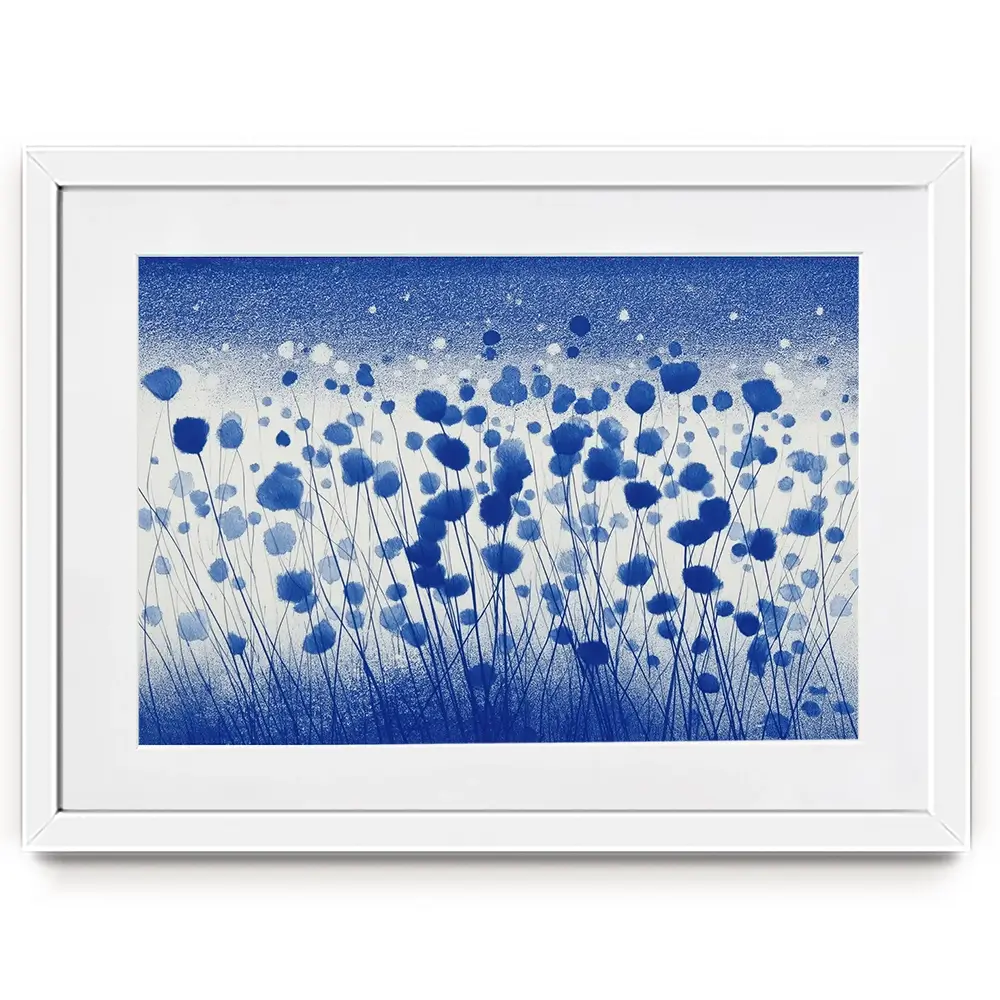 Abstract Meadow Grasses Framed Art Print Abstract Meadow Grasses Framed Art Print wall art product Chromatic Storm Studio