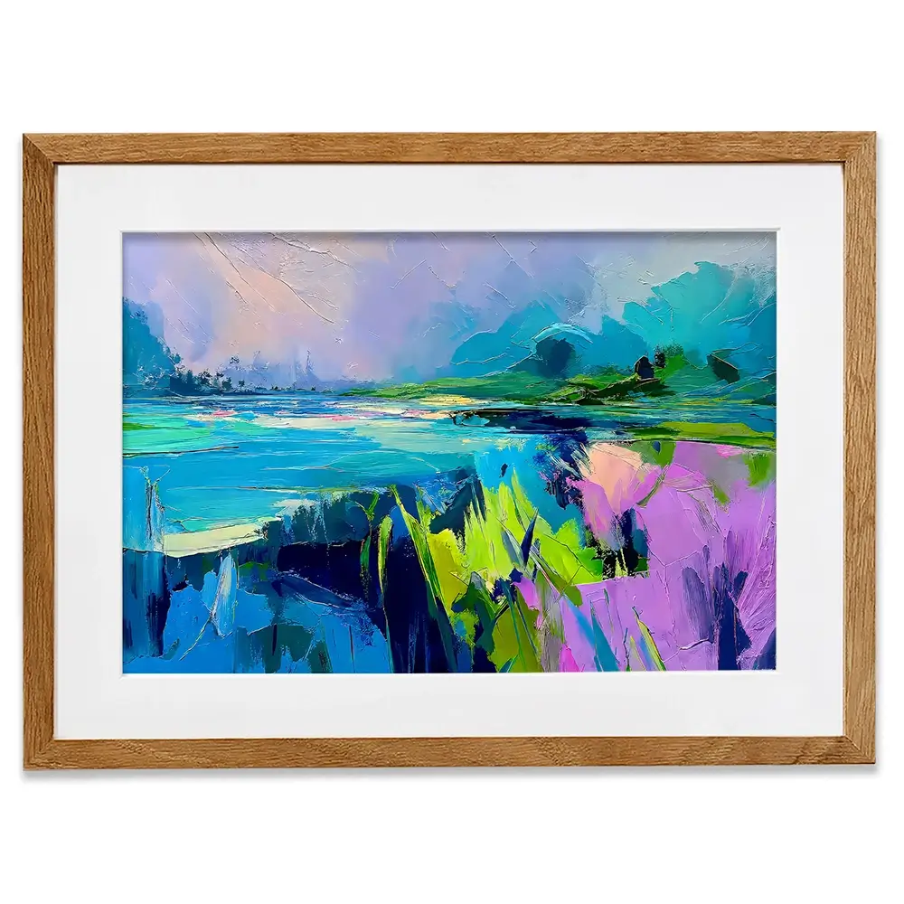 Abstract Meadows Framed Art Print Abstract Meadows Framed Art Print wall art product David Alexander Elder