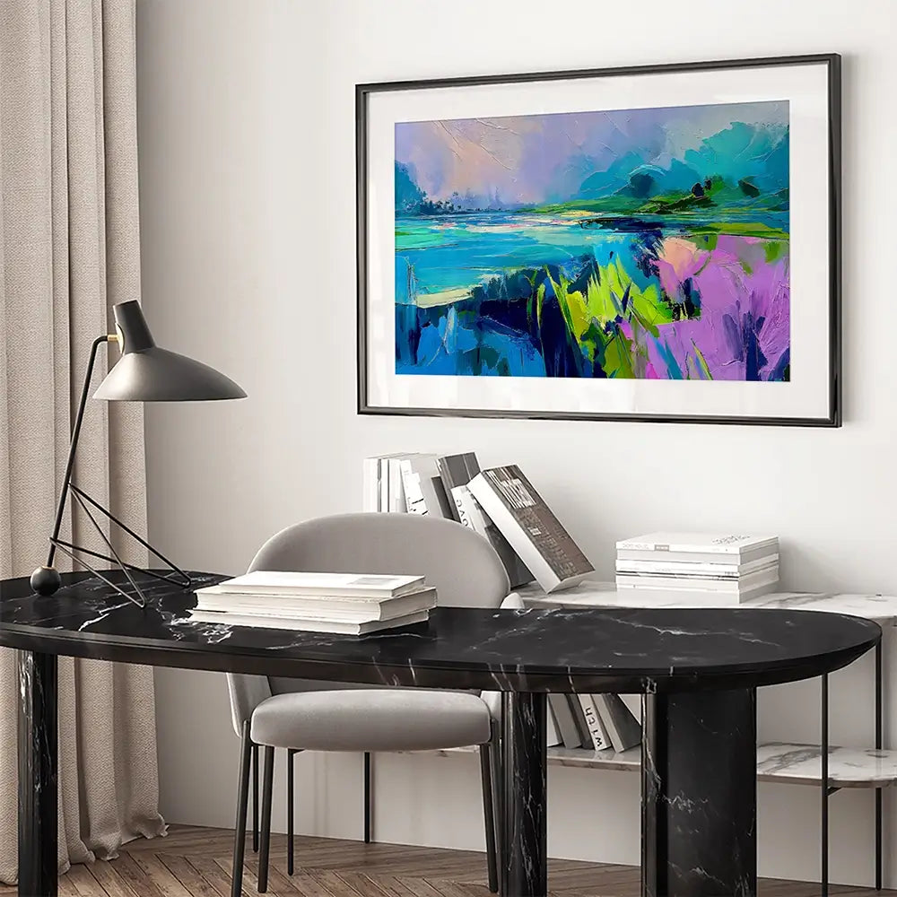 Abstract Meadows Framed Art Print Abstract Meadows Framed Art Print wall art product David Alexander Elder