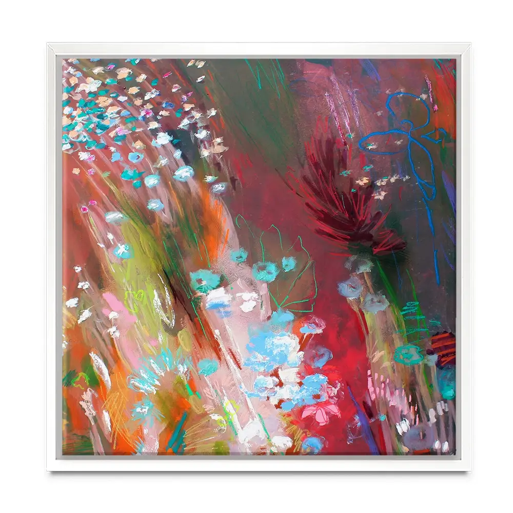 Abstract Nature Square Canvas Print Abstract Nature Square Canvas Print wall art product Studio Paint-Ing