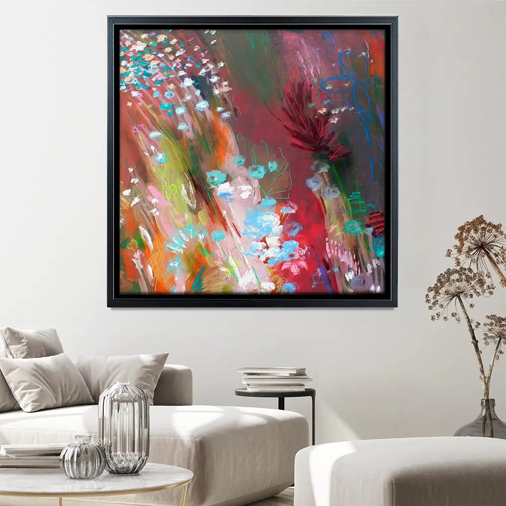 Abstract Nature Square Canvas Print Abstract Nature Square Canvas Print wall art product Studio Paint-Ing