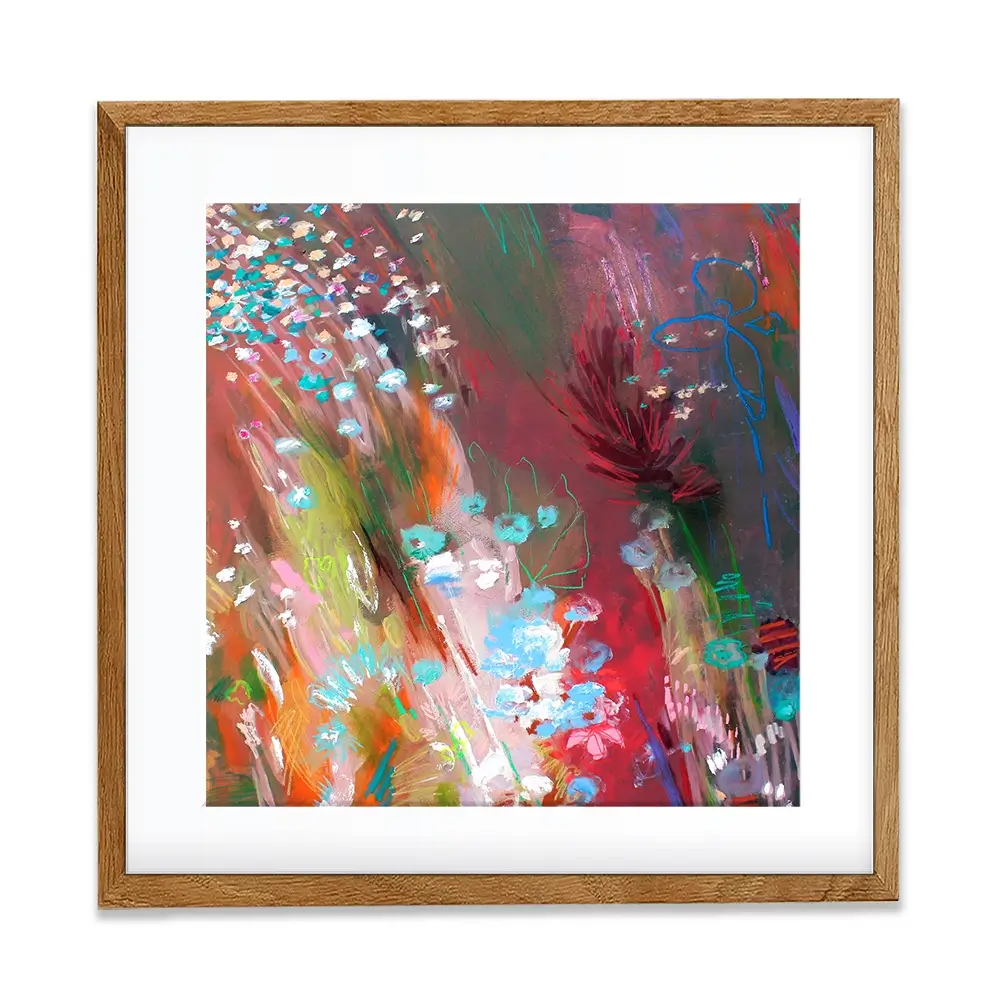 Abstract Nature Square Framed Art Print Abstract Nature Square Framed Art Print wall art product Studio Paint-Ing