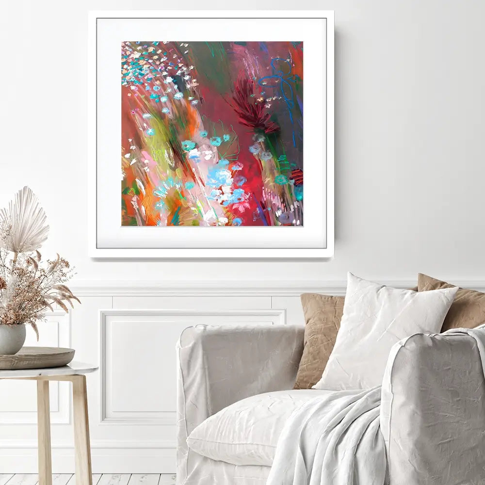 Abstract Nature Square Framed Art Print Abstract Nature Square Framed Art Print wall art product Studio Paint-Ing