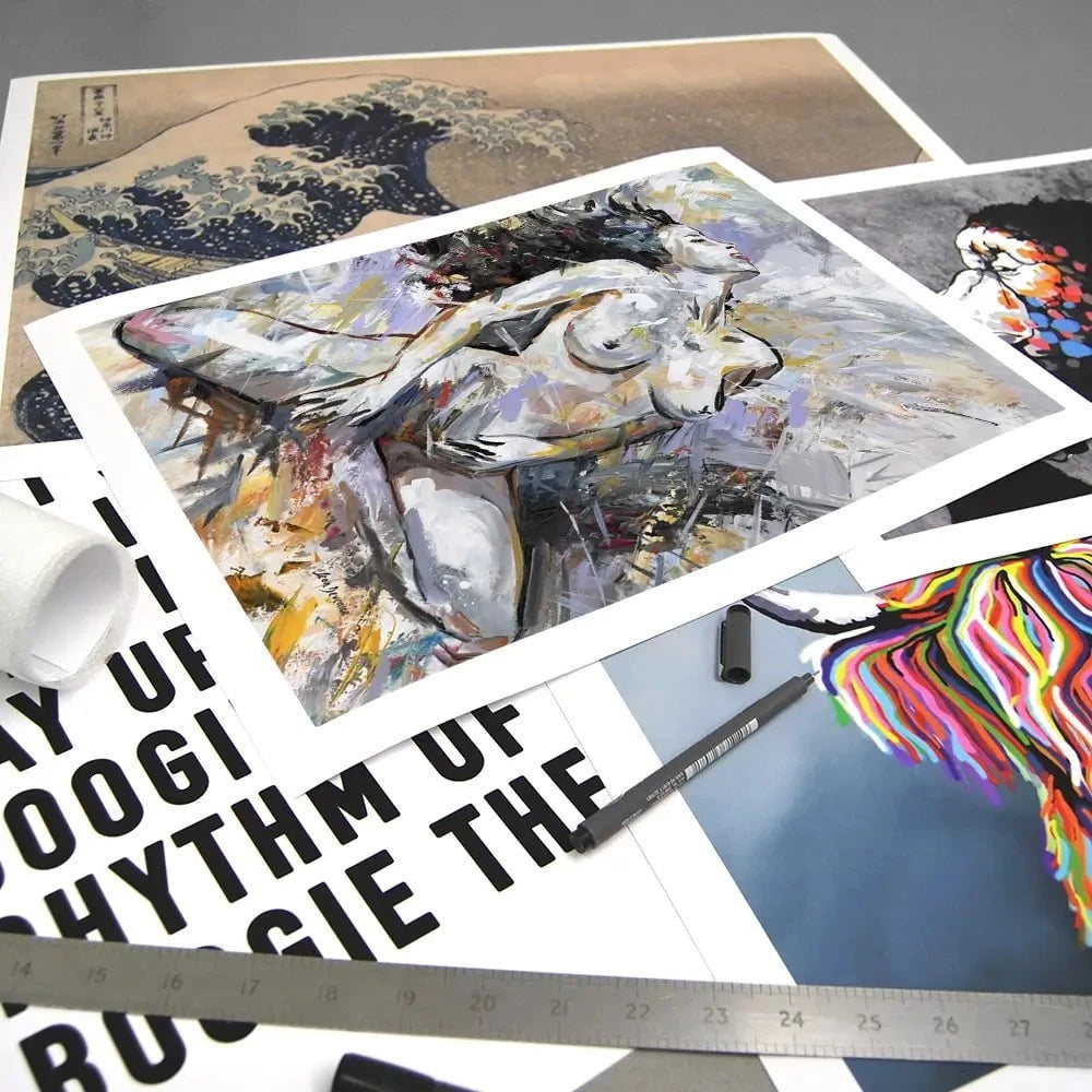 Abstract Nude Woman Art Print Abstract Nude Woman Art Print wall art product Leon Devenice