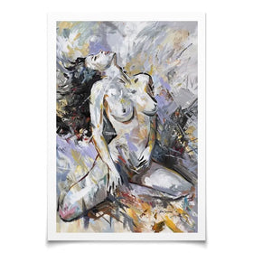 Abstract Nude Woman Art Print Abstract Nude Woman Art Print wall art product Leon Devenice