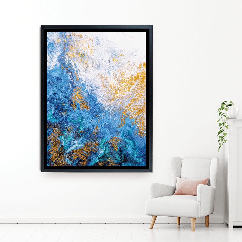 Abstract Ocean Canvas Print wall art product CYC / Shutterstock