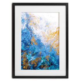 Abstract Ocean Framed Art Print wall art product CYC / Shutterstock