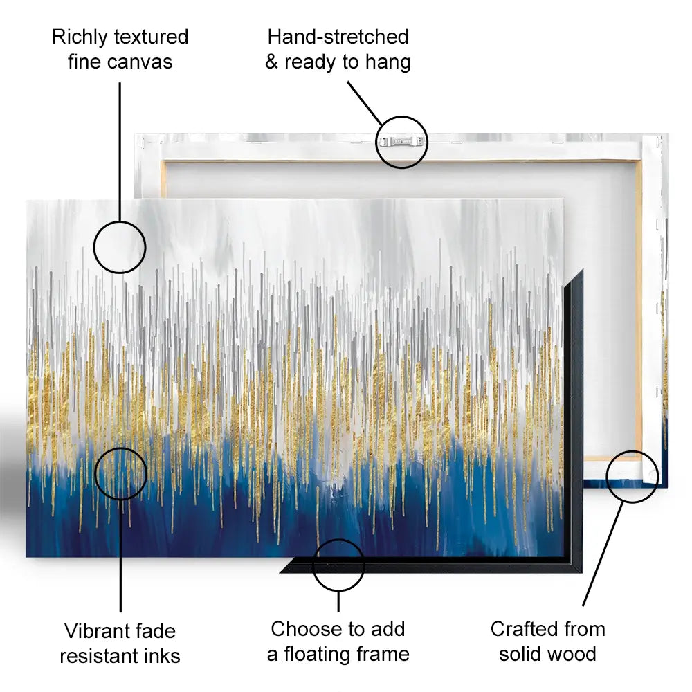 Abstract Parallels Oversized Canvas Print Abstract Parallels Oversized Canvas Print wall art product taif ahmed / Shutterstock