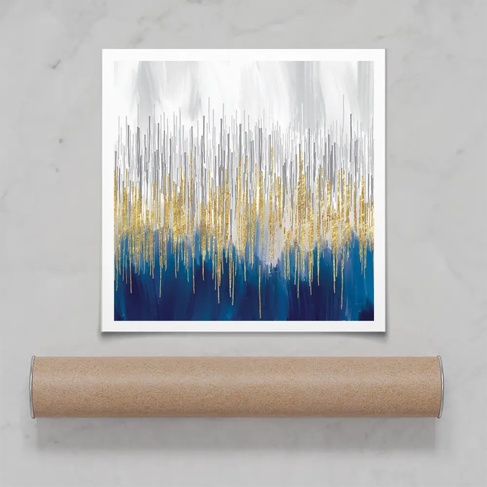 Abstract Parallels Square Art Print Abstract Parallels Square Art Print wall art product taif ahmed / Shutterstock