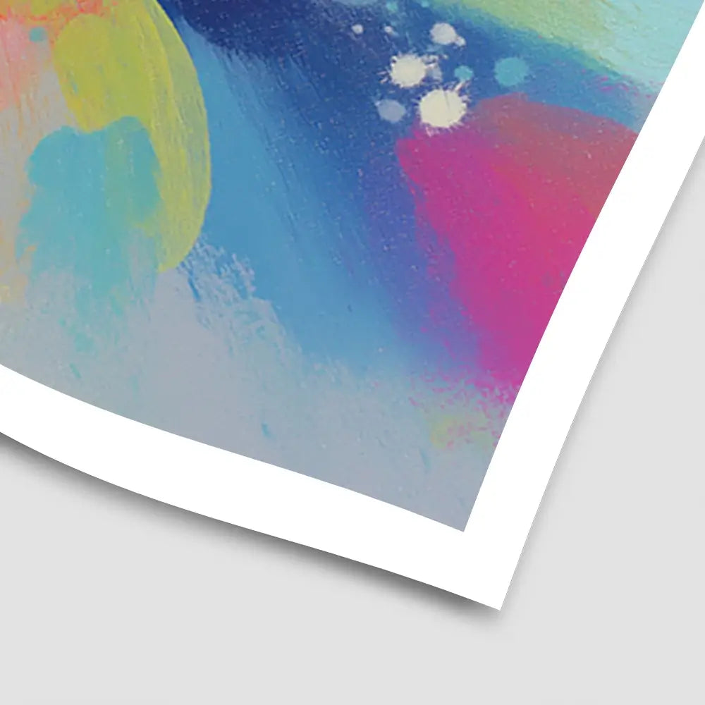 Abstract Parrot Explosion Art Print Abstract Parrot Explosion Art Print wall art product Chromatic Storm Studio