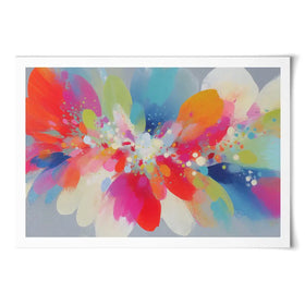 Abstract Parrot Explosion Art Print Abstract Parrot Explosion Art Print wall art product Chromatic Storm Studio