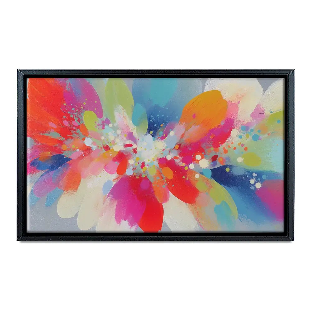 Abstract Parrot Explosion Canvas Print Abstract Parrot Explosion Canvas Print wall art product Chromatic Storm Studio