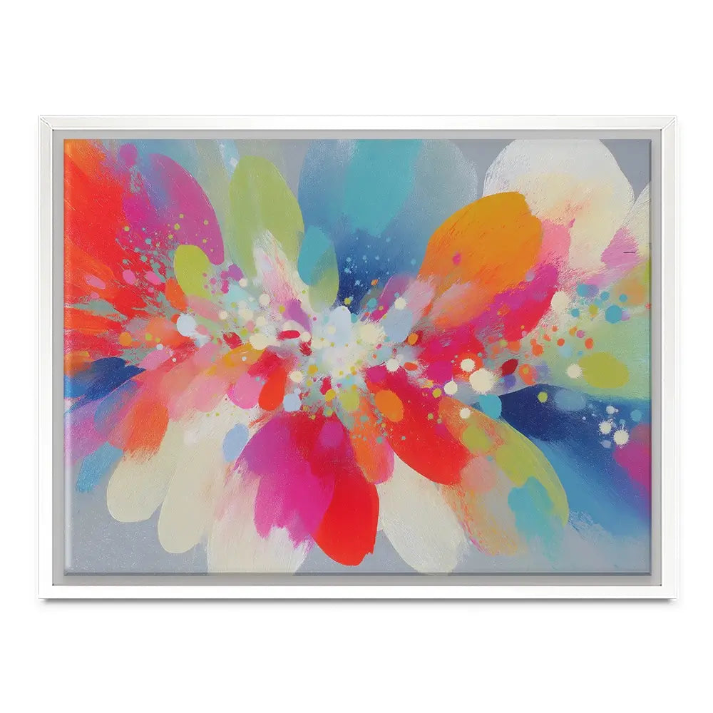 Abstract Parrot Explosion Canvas Print Abstract Parrot Explosion Canvas Print wall art product Chromatic Storm Studio