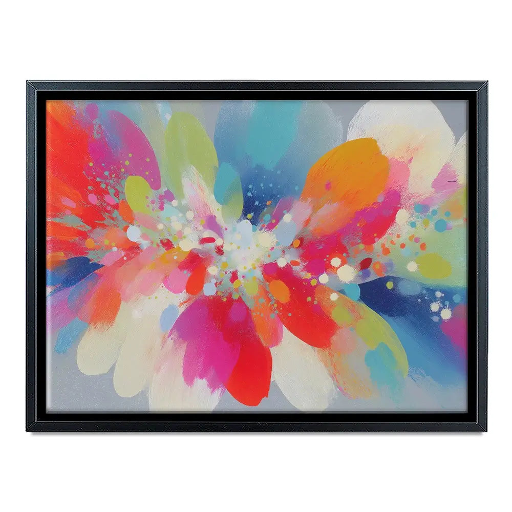 Abstract Parrot Explosion Canvas Print Abstract Parrot Explosion Canvas Print wall art product Chromatic Storm Studio