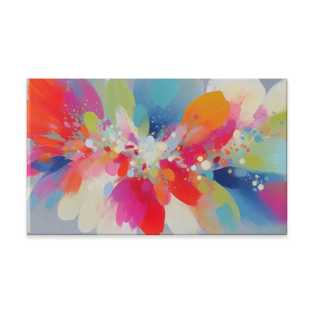 Abstract Parrot Explosion Canvas Print Abstract Parrot Explosion Canvas Print wall art product Chromatic Storm Studio