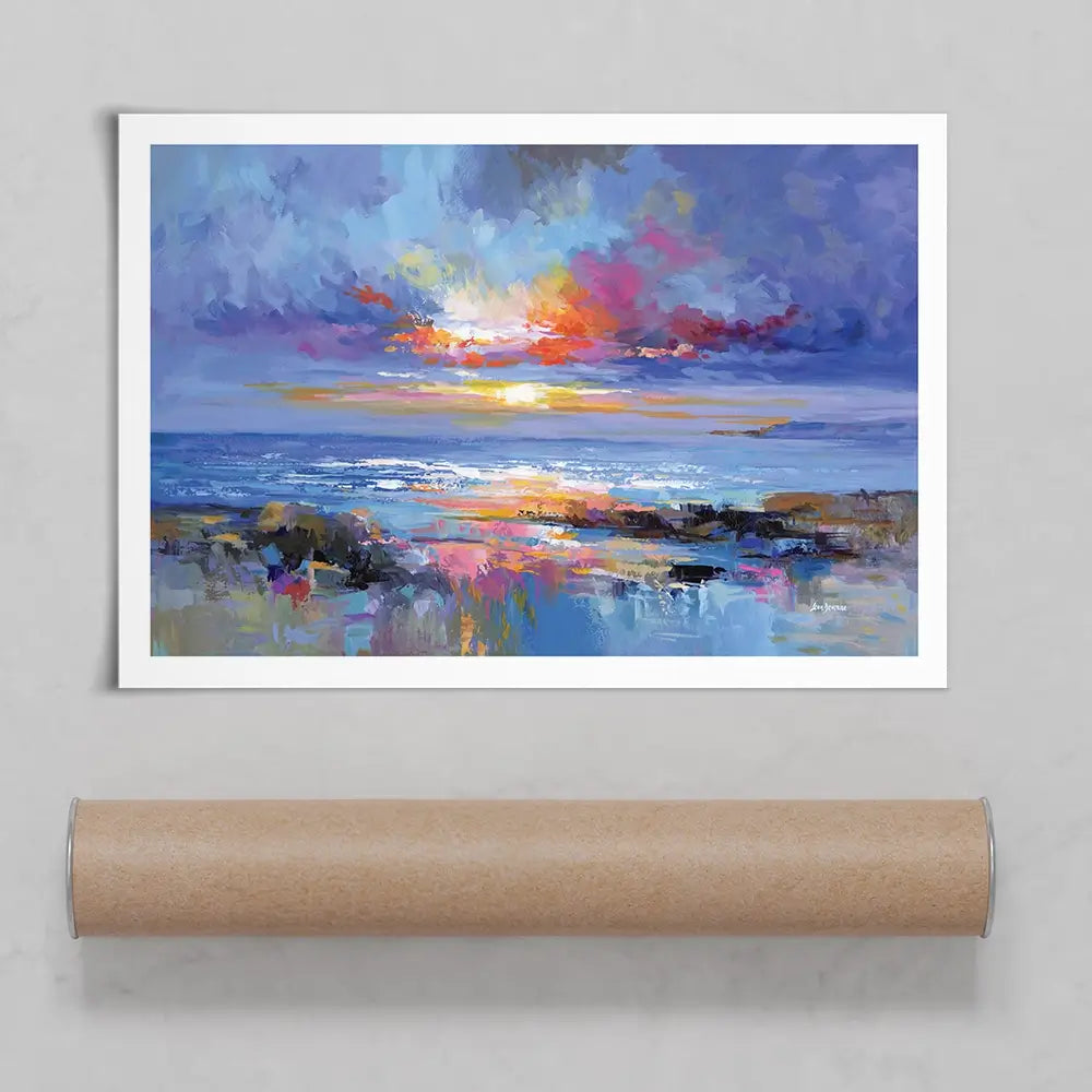Abstract Seascape Art Print Abstract Seascape Art Print wall art product Leon Devenice