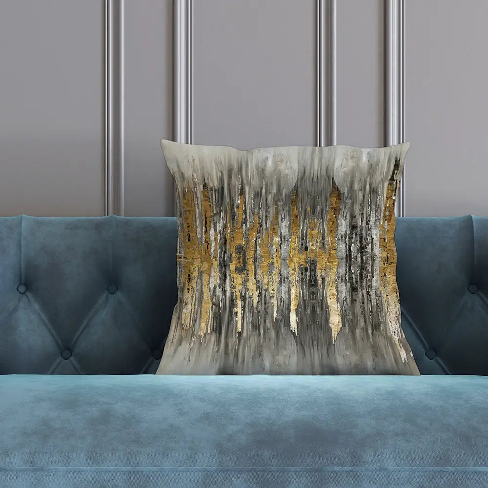 Abstract Sound Wave Cushion Abstract Sound Wave Cushion wall art product Muzi pear studio / Shutterstock