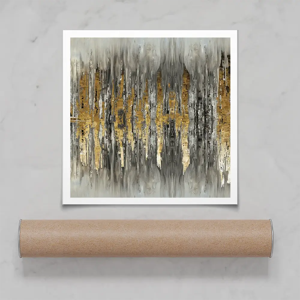 Abstract Sound Wave Square Art Print Abstract Sound Wave Square Art Print wall art product Muzi pear studio / Shutterstock