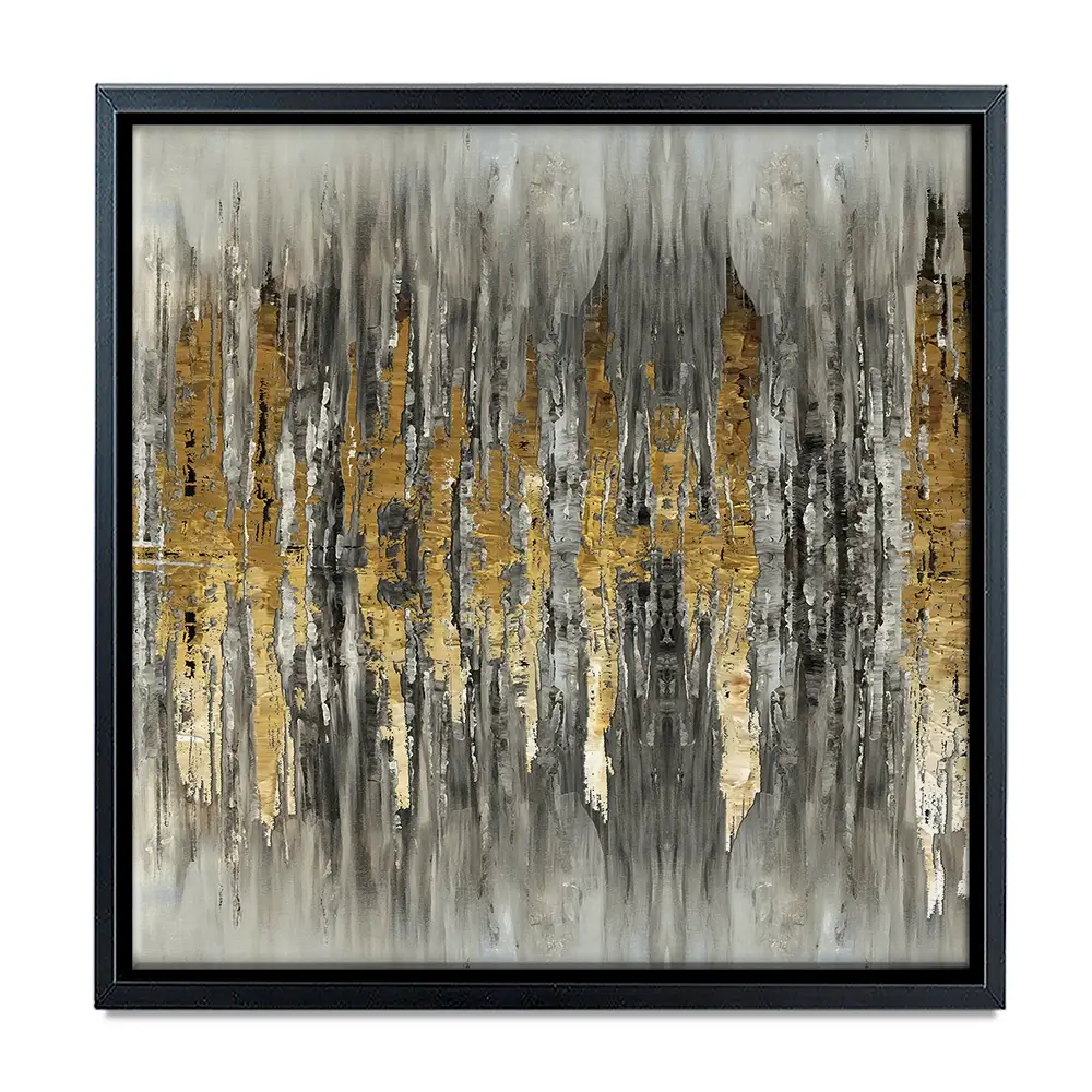 Abstract Sound Wave Square Canvas Print Abstract Sound Wave Square Canvas Print wall art product Muzi pear studio / Shutterstock