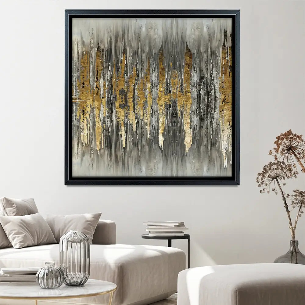 Abstract Sound Wave Square Canvas Print Abstract Sound Wave Square Canvas Print wall art product Muzi pear studio / Shutterstock