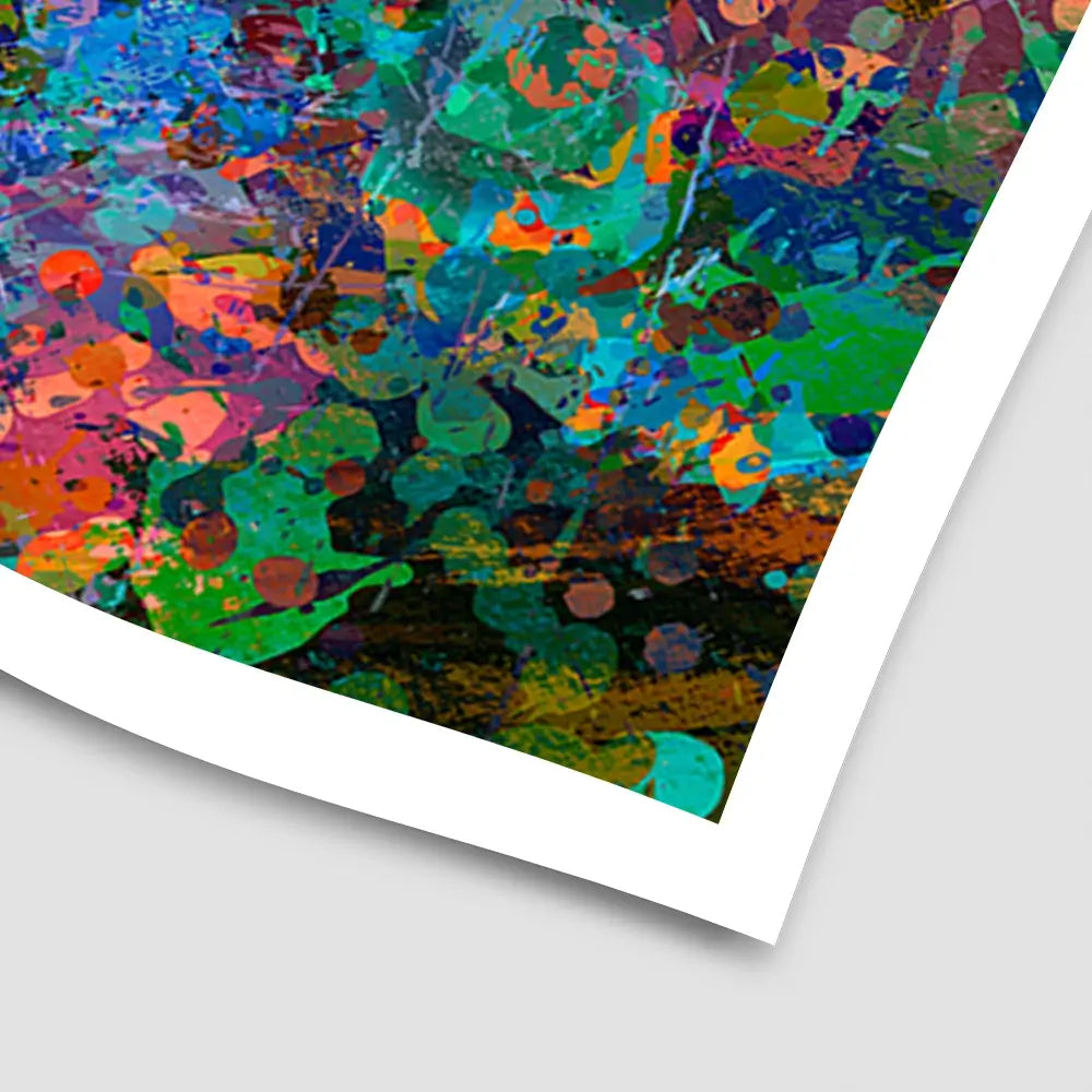 Abstract Splashes Art Print Abstract Splashes Art Print wall art product ARTEMENKO VALENTYN / Shutterstock