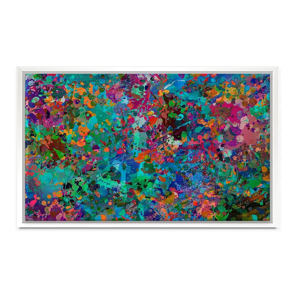 Abstract Splashes Canvas Print Abstract Splashes Canvas Print wall art product ARTEMENKO VALENTYN / Shutterstock