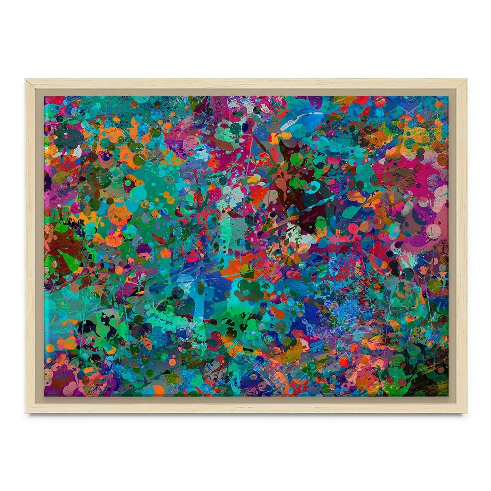 Abstract Splashes Canvas Print Abstract Splashes Canvas Print wall art product ARTEMENKO VALENTYN / Shutterstock