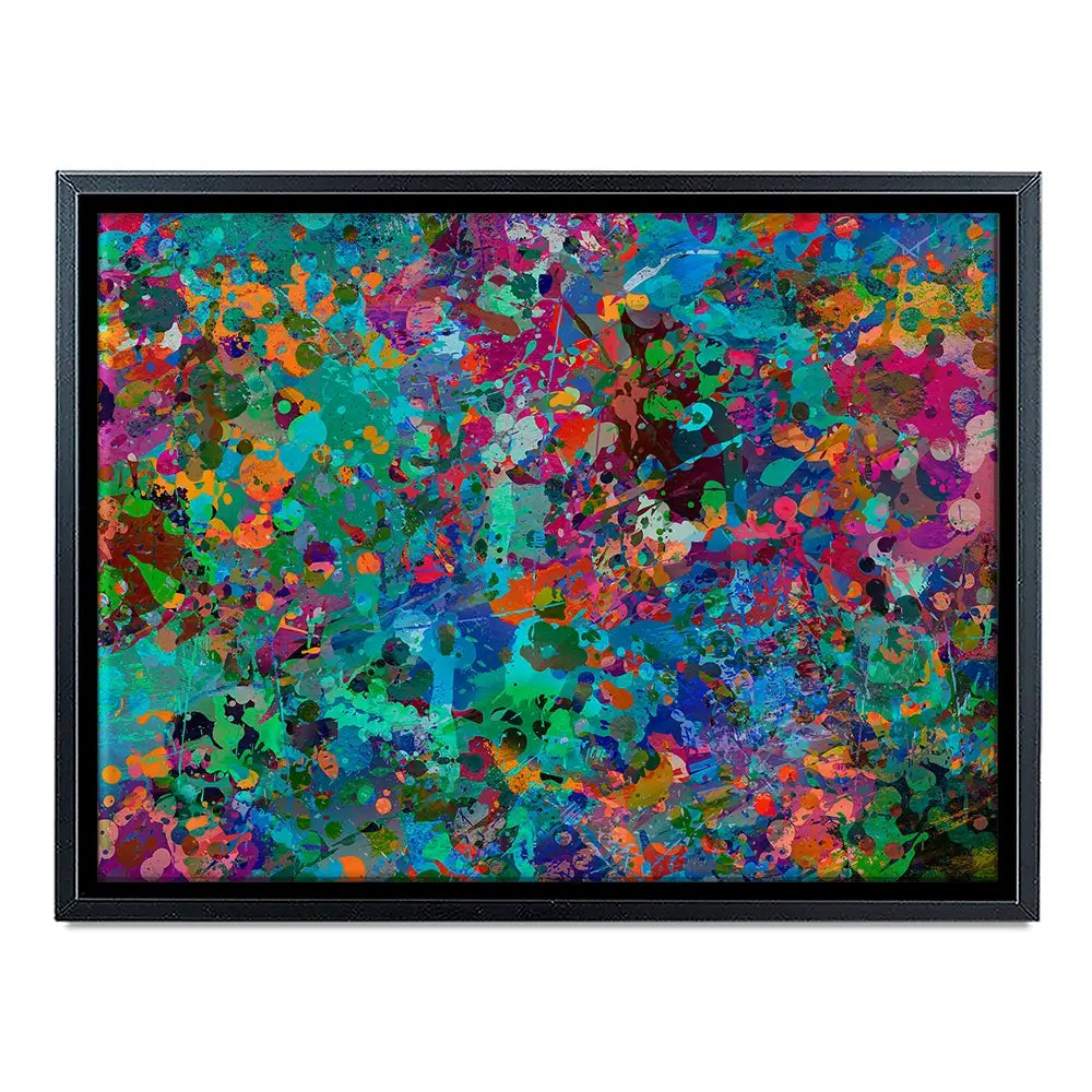 Abstract Splashes Canvas Print Abstract Splashes Canvas Print wall art product ARTEMENKO VALENTYN / Shutterstock