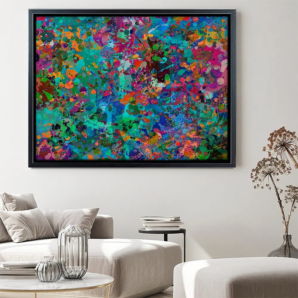 Abstract Splashes Canvas Print Abstract Splashes Canvas Print wall art product ARTEMENKO VALENTYN / Shutterstock