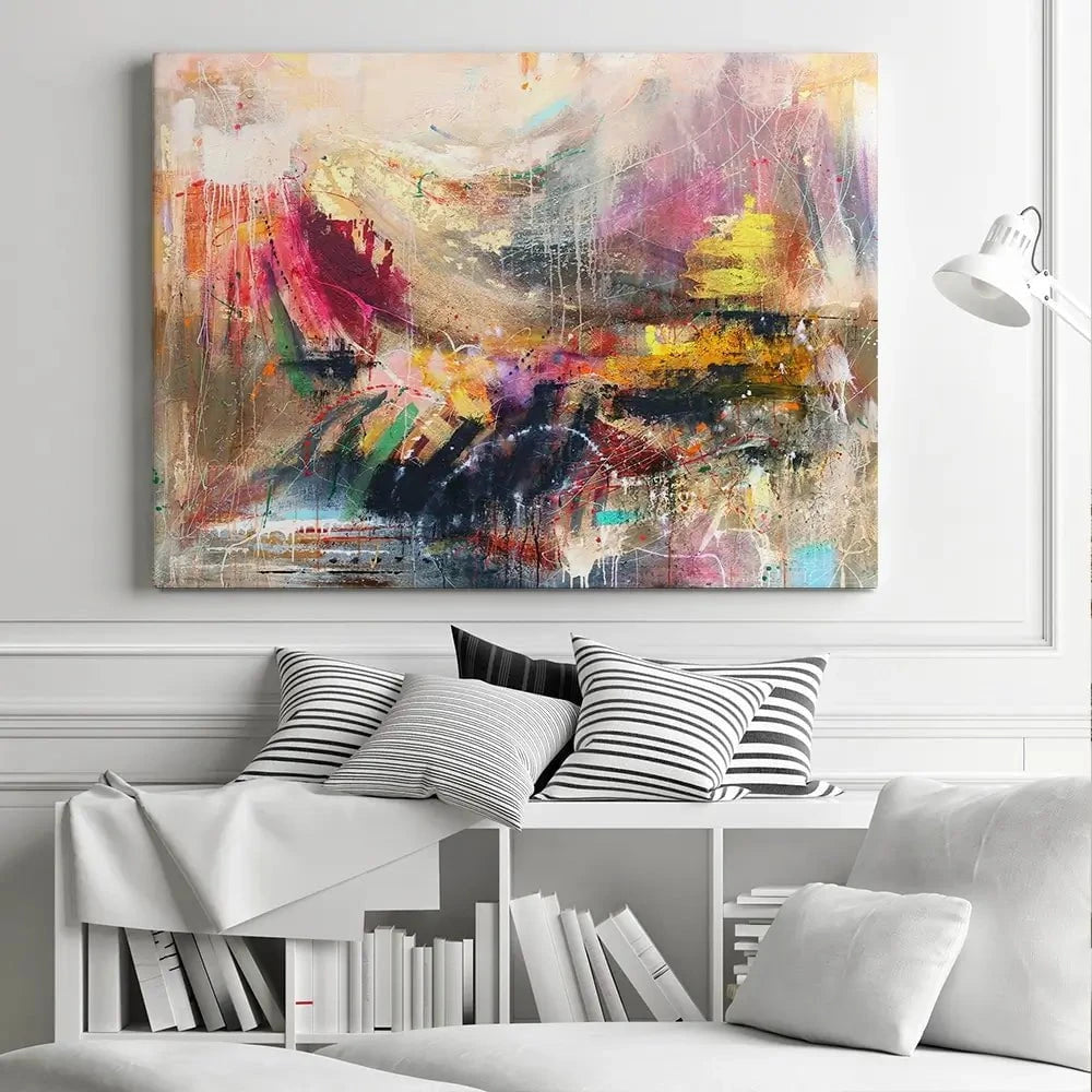 Abstract Story Canvas Print Abstract Story Canvas Print wall art product Studio Paint-Ing