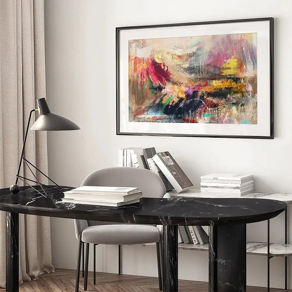 Abstract Story Framed Art Print Abstract Story Framed Art Print wall art product Studio Paint-Ing