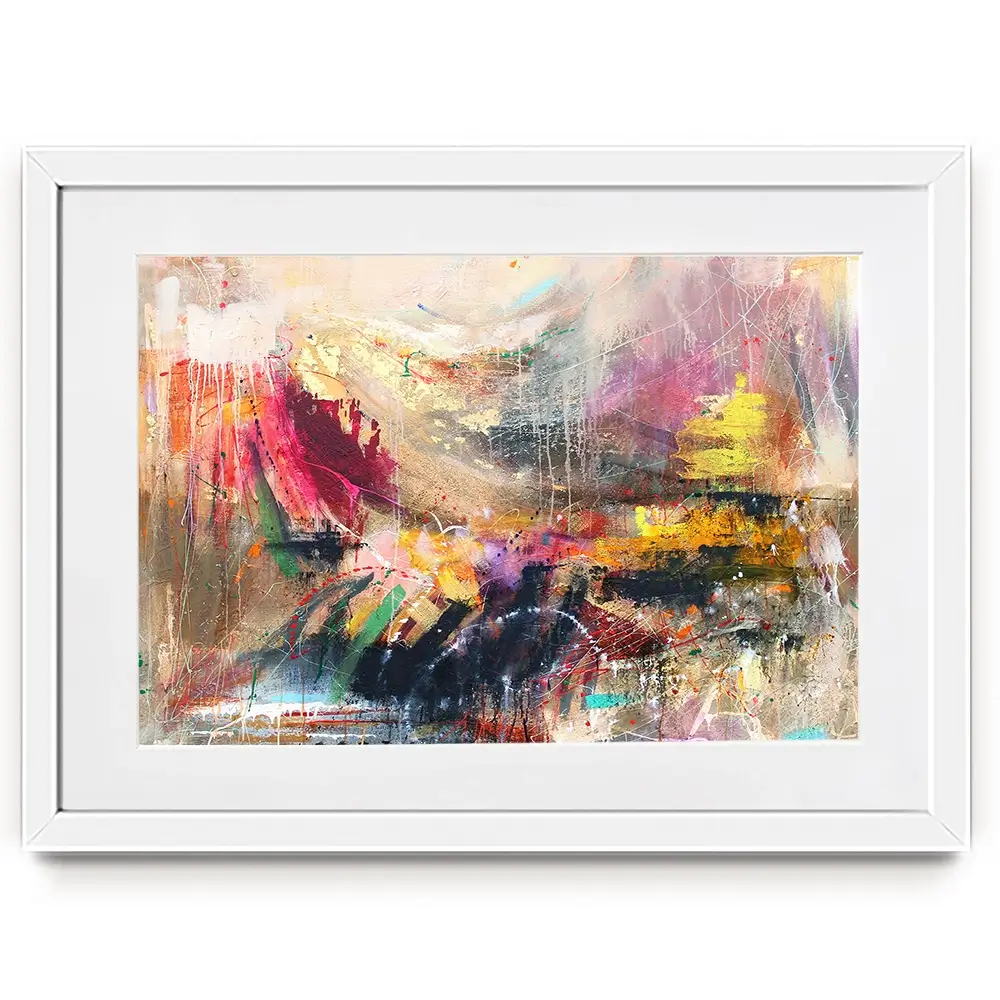 Abstract Story Framed Art Print Abstract Story Framed Art Print wall art product Studio Paint-Ing