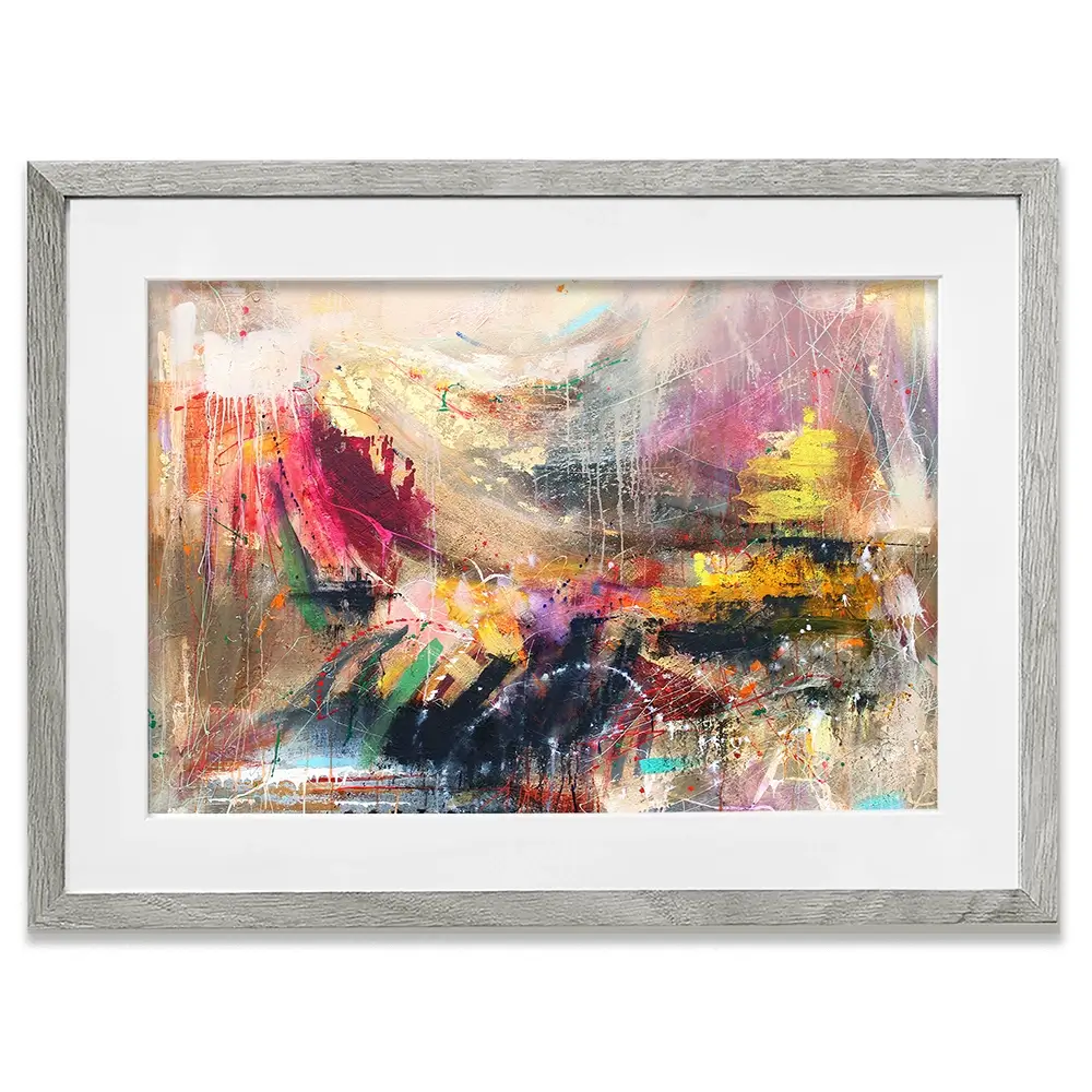 Abstract Story Framed Art Print Abstract Story Framed Art Print wall art product Studio Paint-Ing