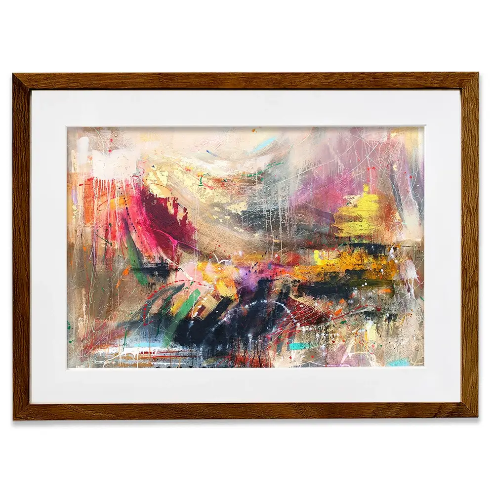 Abstract Story Framed Art Print Abstract Story Framed Art Print wall art product Studio Paint-Ing
