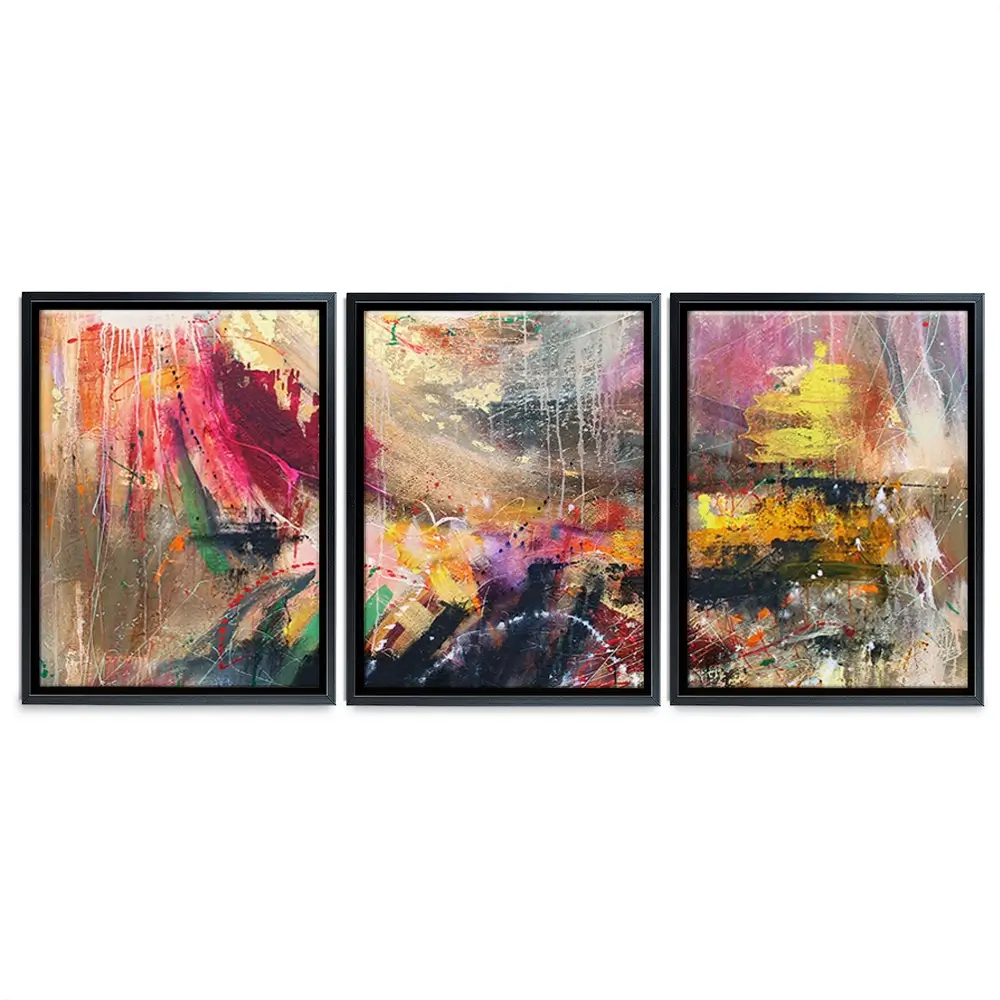 Abstract Story Trio Canvas Print Abstract Story Trio Canvas Print wall art product Studio Paint-Ing