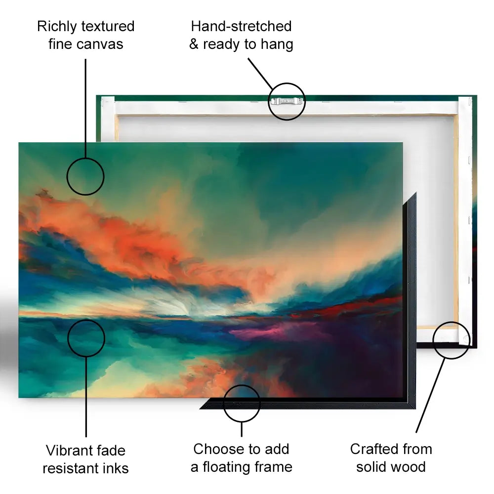 Abstract Sunset Canvas Print Abstract Sunset Canvas Print wall art product agsandrew / Shutterstock