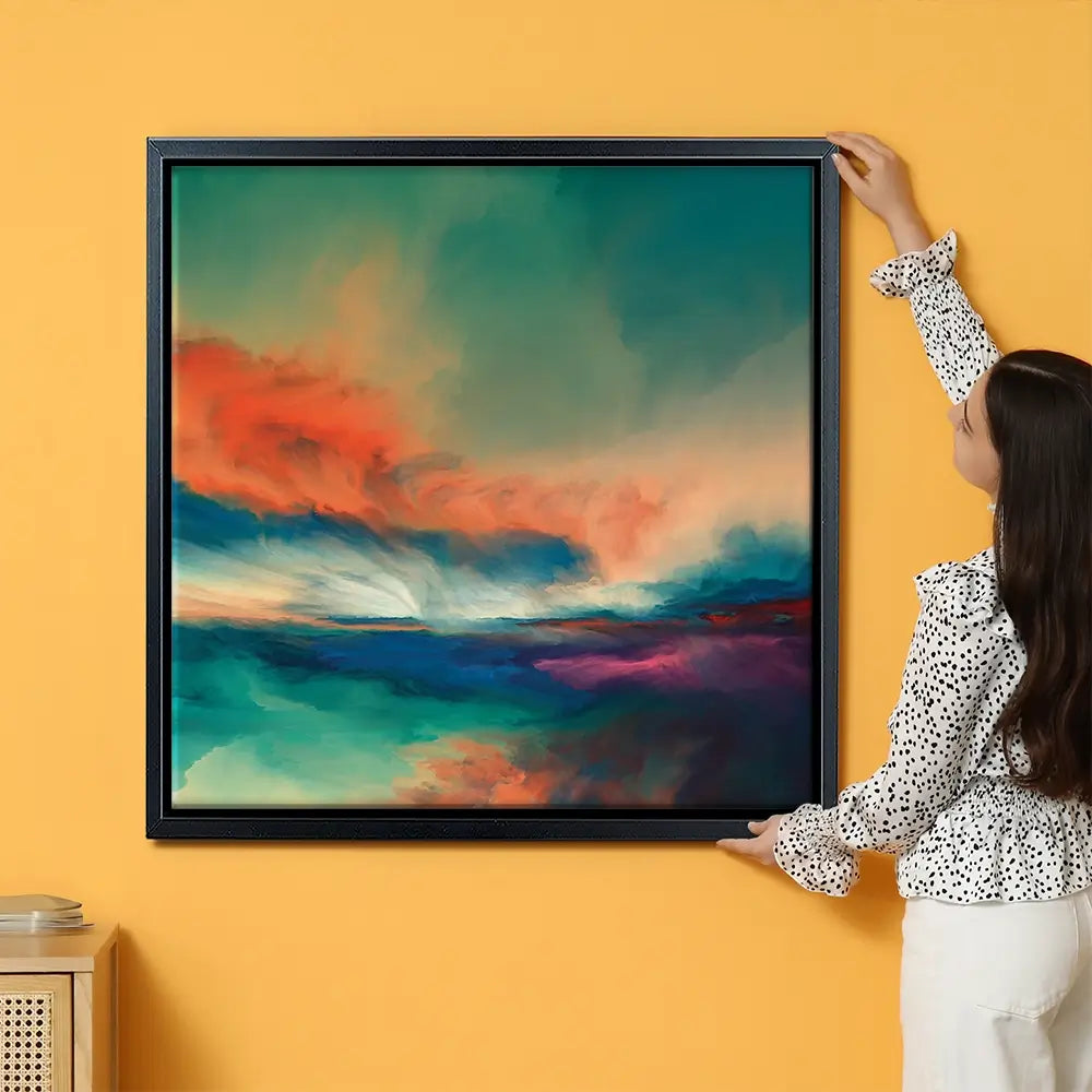 Abstract Sunset Oversized Canvas Print Abstract Sunset Oversized Canvas Print wall art product agsandrew / Shutterstock