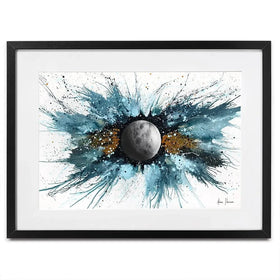Abstract Universe Silent Moon Framed Art Print Abstract Universe Silent Moon Framed Art Print wall art product Ashvin Harrison