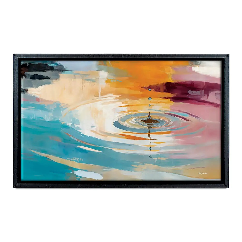 Abstract Water Ripple Canvas Print Abstract Water Ripple Canvas Print wall art product Leon Devenice