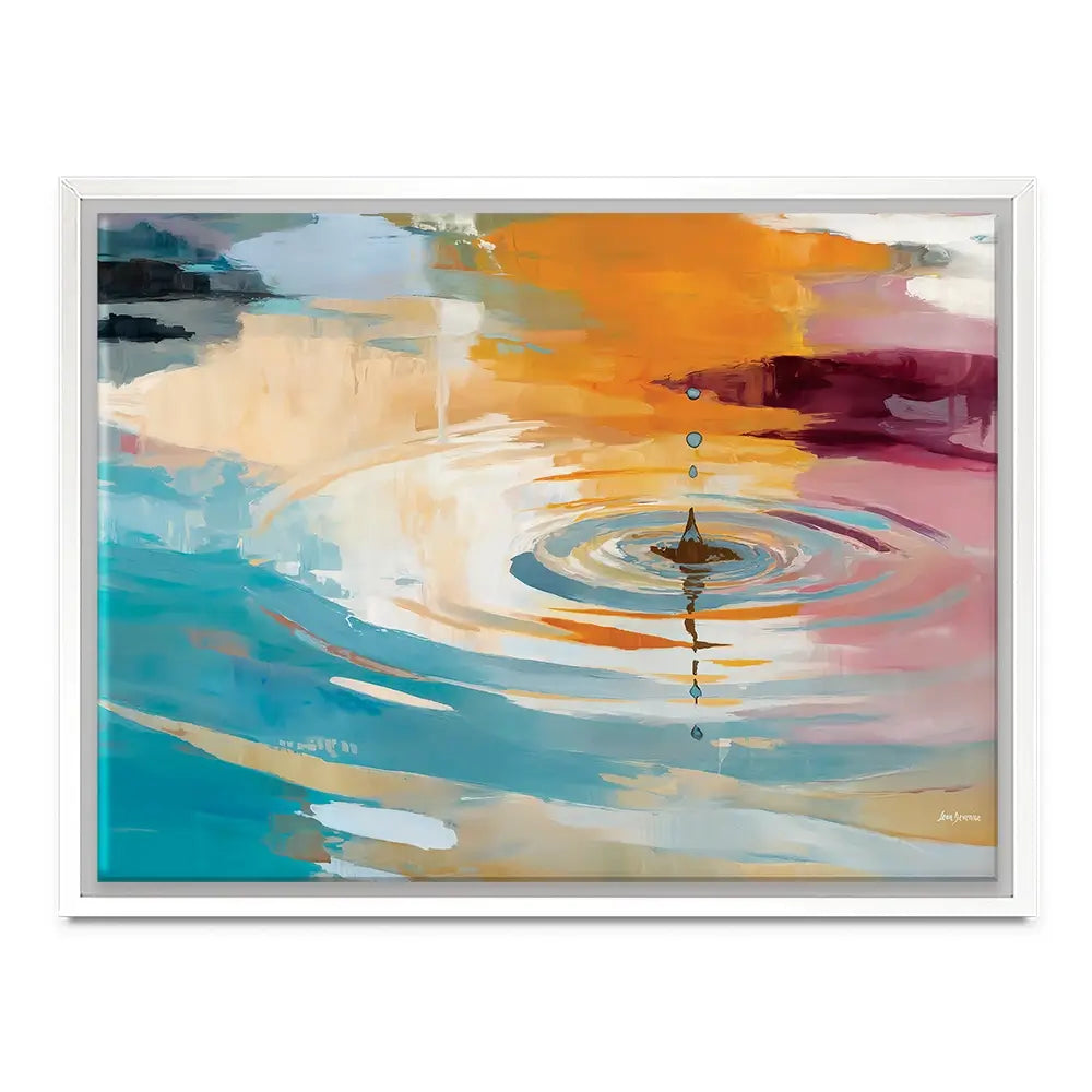 Abstract Water Ripple Canvas Print Abstract Water Ripple Canvas Print wall art product Leon Devenice