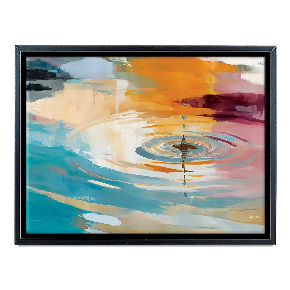 Abstract Water Ripple Canvas Print Abstract Water Ripple Canvas Print wall art product Leon Devenice