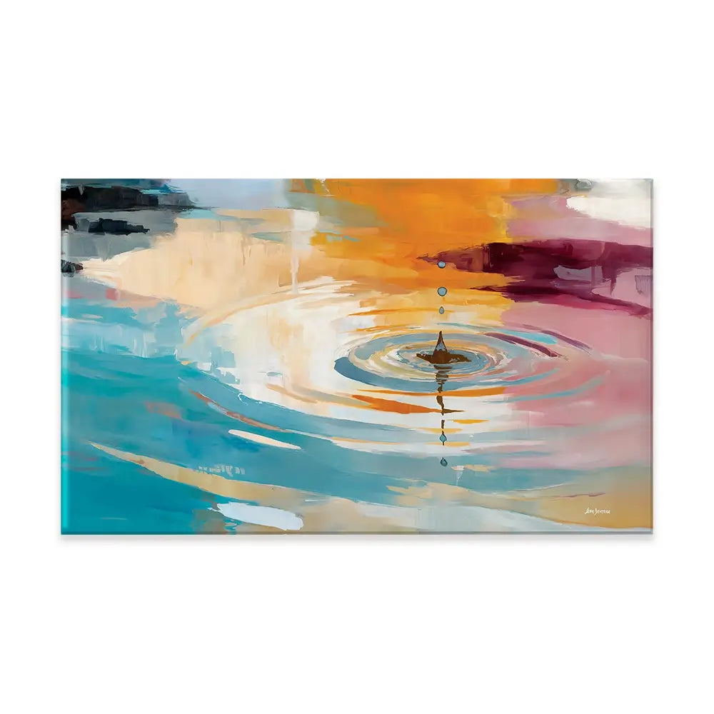 Abstract Water Ripple Canvas Print Abstract Water Ripple Canvas Print wall art product Leon Devenice